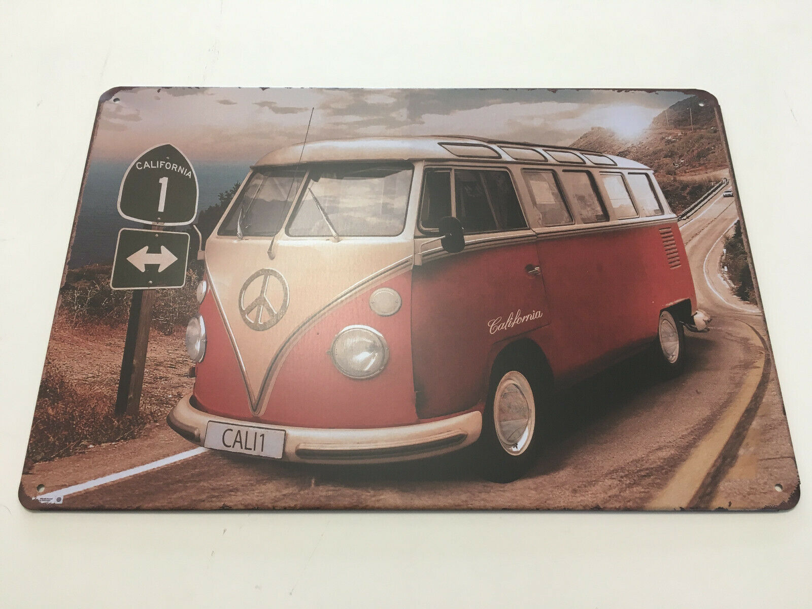 VW Bus Nostalgie Blechschild 20 x 30 cm 